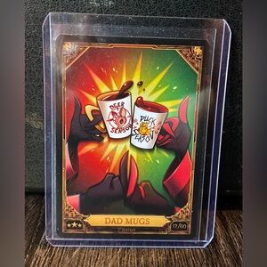 Hazbin Hotel Dad Mugs 12/60 Rare Card 1st Edition